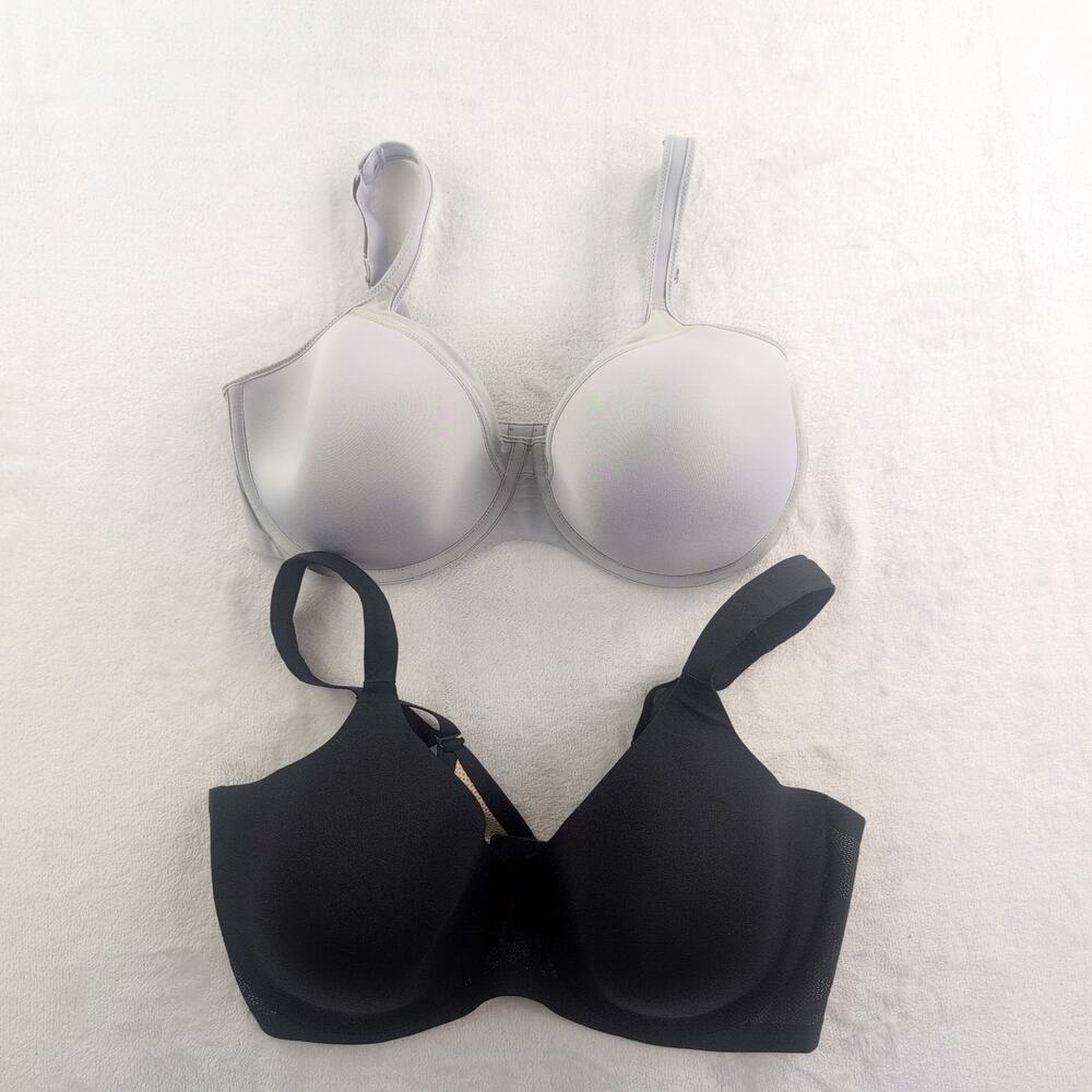 Bali One Smooth U / Coolest Smoothing T Shirt Bras (2) Womn's 40DD
